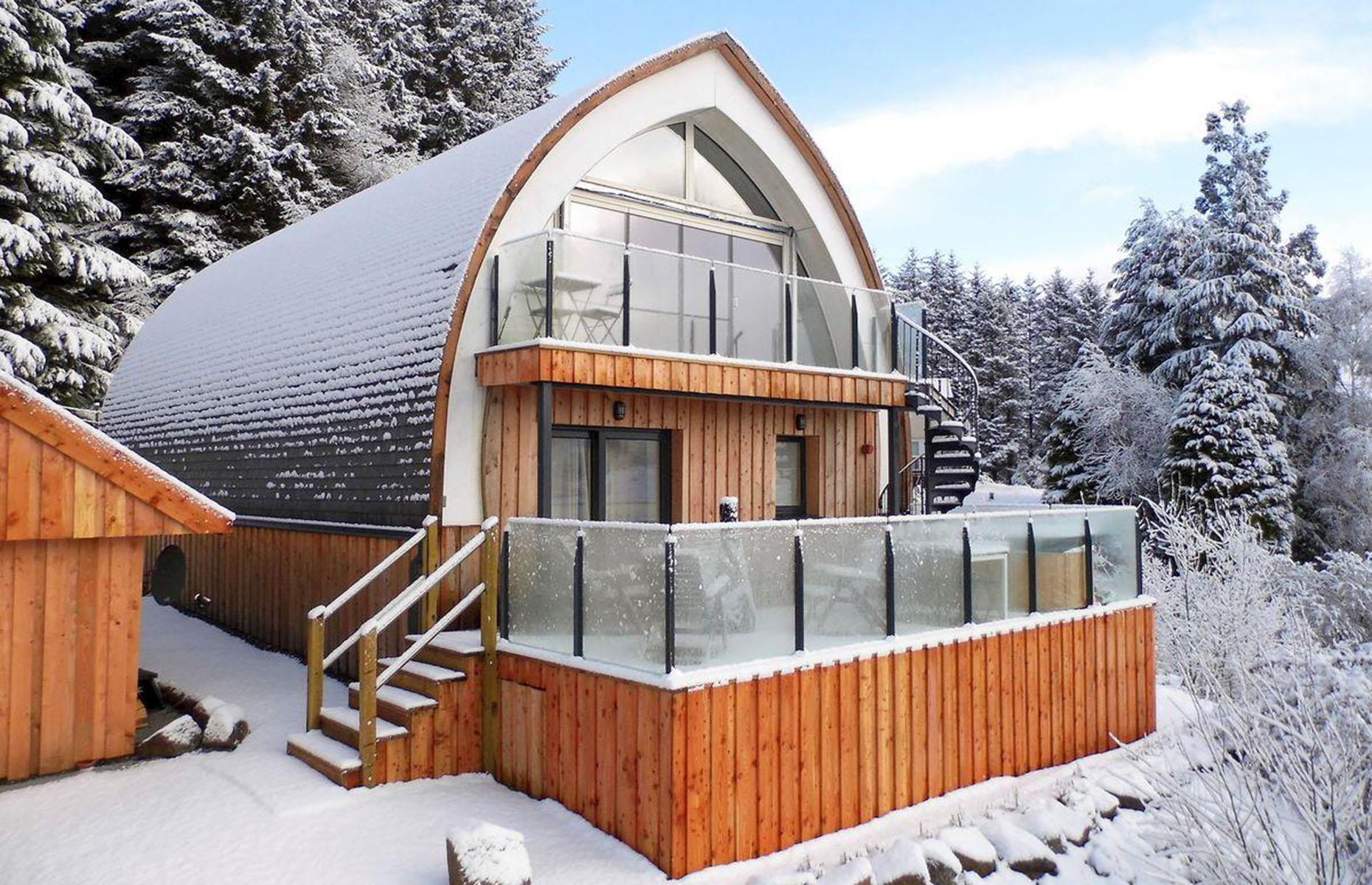 The Jill Strawbale House, Stronthian, Scotland